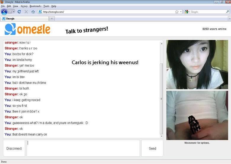 Omegle teen slave obeys orders image