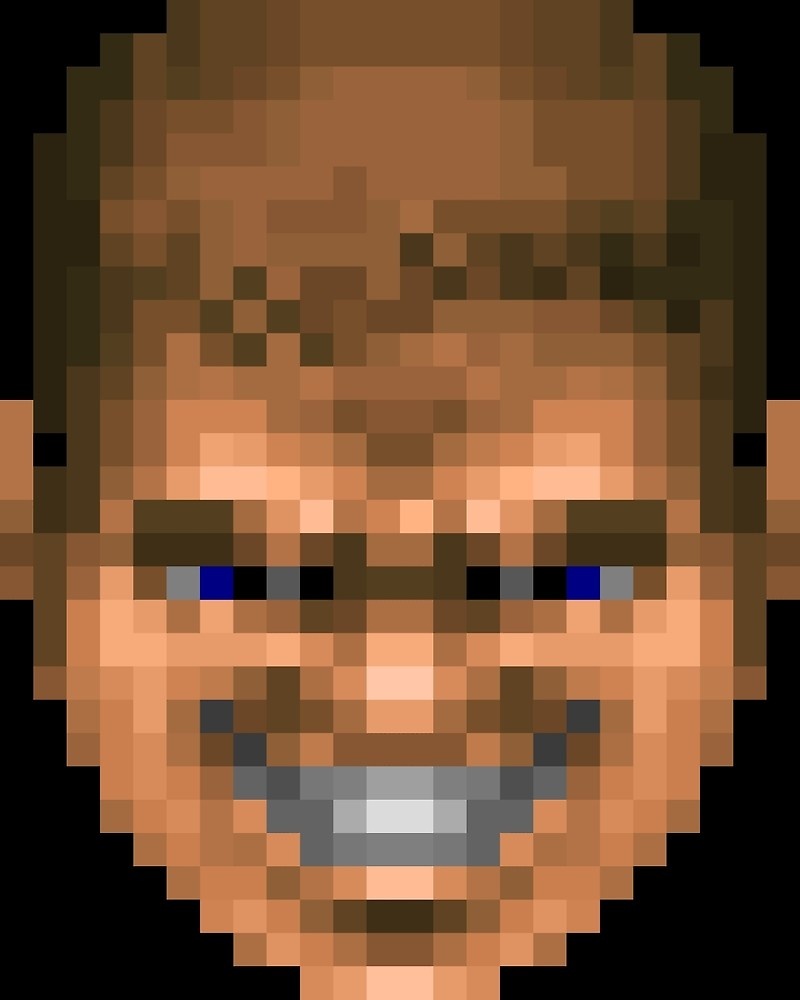 Back to the content 'Doom guy face revealed in DOOM 2016'. 
