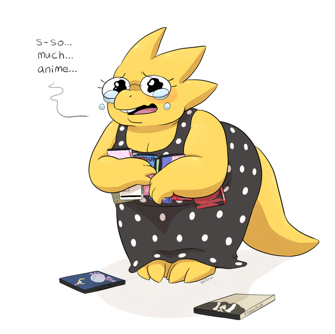 undertale alphys plush