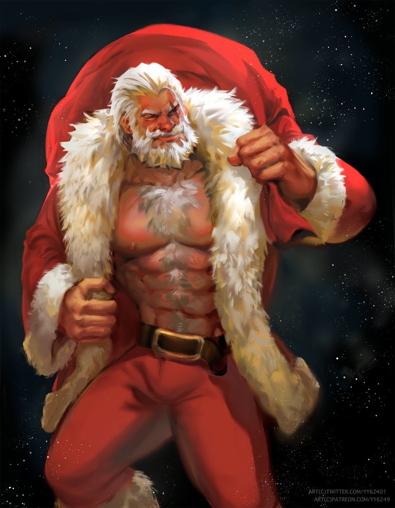 buff santa shirt