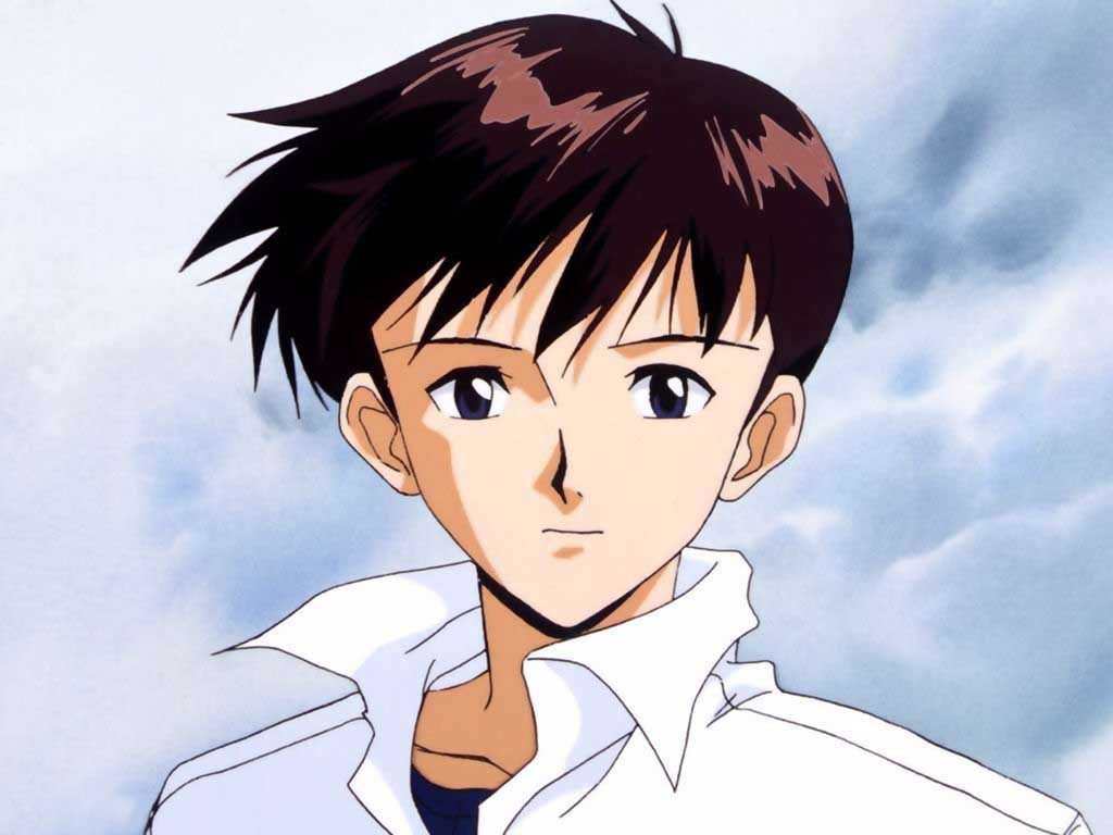 Shinji looks like the most generic anime character of all - #115805706