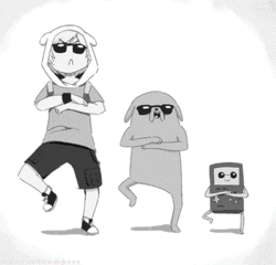 Adventure Time Dancing. .