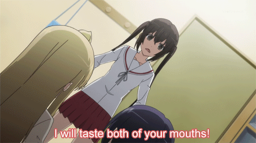Aggressive Yuri. Sauce is Minami-ke.