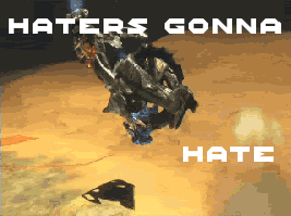Haters Gonna Hate. Not mine found it but never seen it here... that is epic, i miss the old halo 3 days.