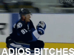 How i felt getting dismissed early from. school.. Stamkos!!!!