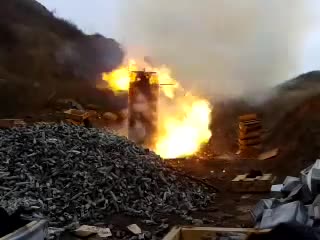 how to dipose of ammo safely. --- CAUTION LOUD.. When you microwave ur popcorn a little too long