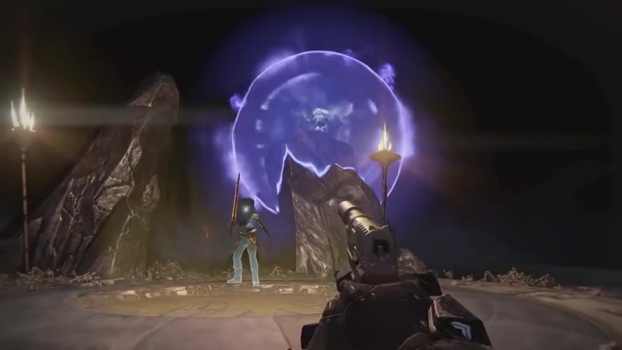 Huge Ass Destiny Comp. &quot;Psst...Take me with you.&quot; eat Randal Fast forward to 1:20 hfw you get Seventh Column iPhone/Android background This eldritch h
