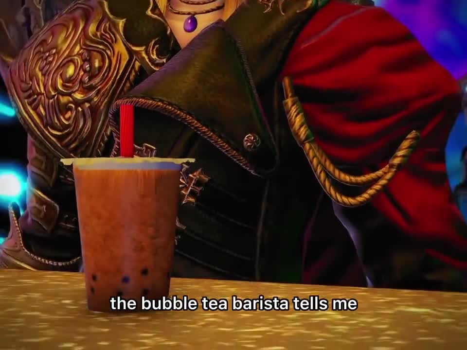 Zenos tries boba tea for the first time.. .. Quality content