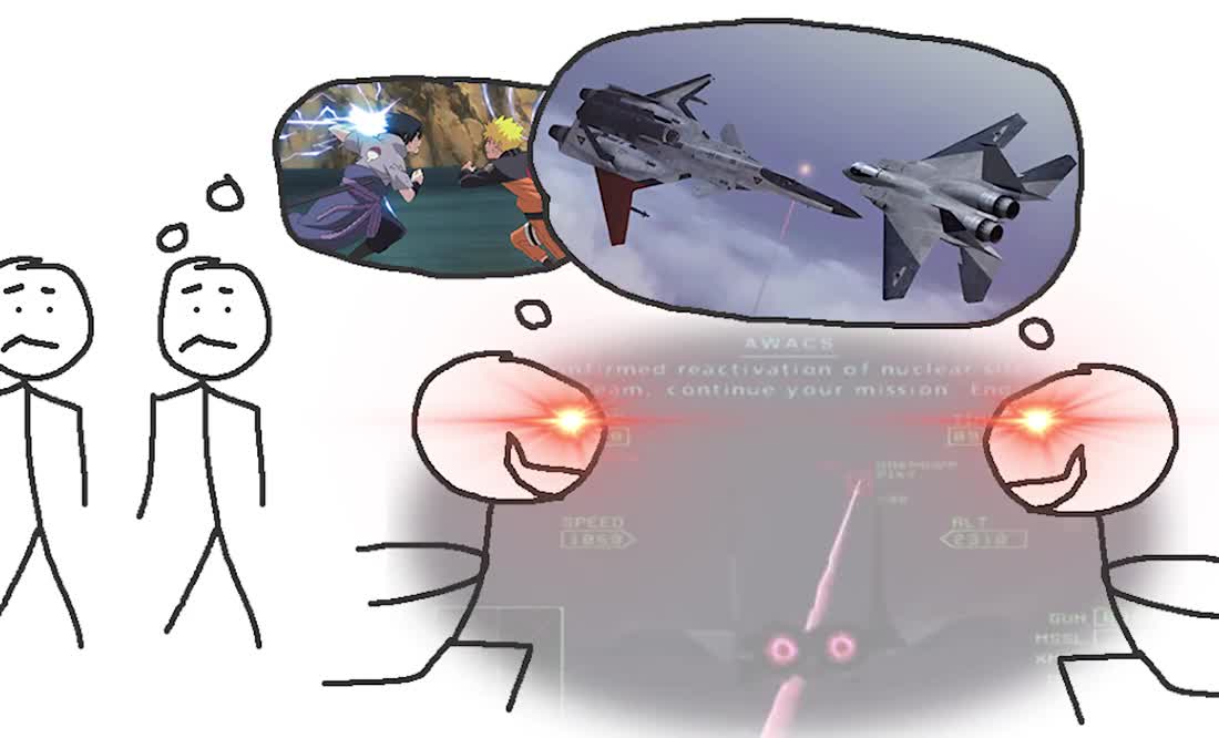 idiotic Gaur. Ace Combat Zero.. God why does this series have such great music