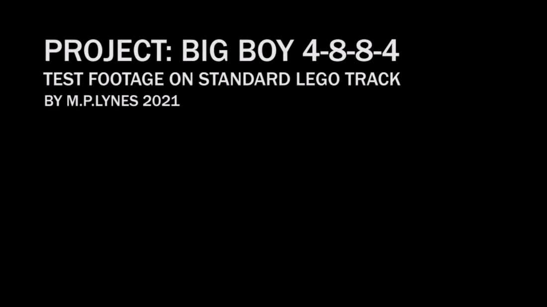 Lego Big Boy 4-8-8-4 running on standard Lego track.. ..  10/10 work on the legos and it even runs I am amazed man well done