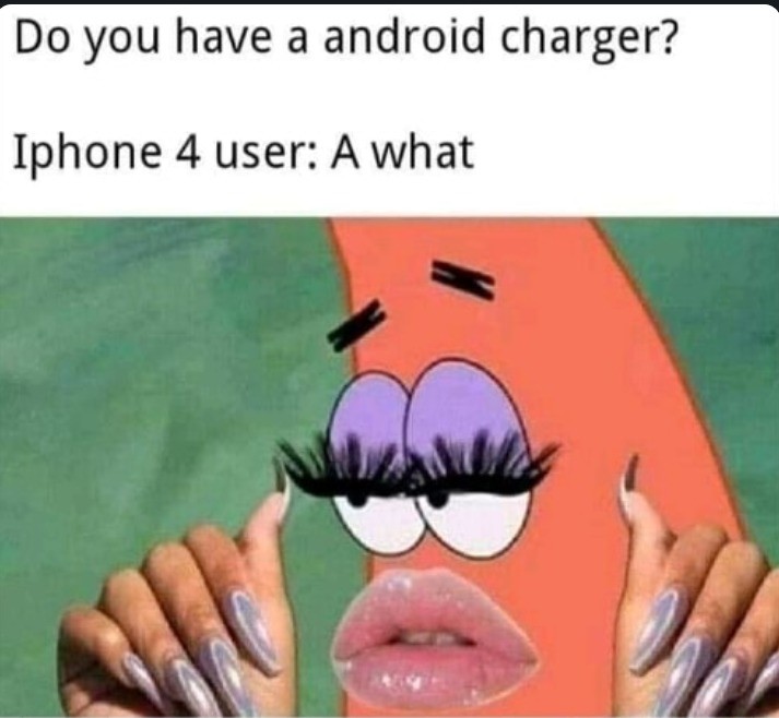 you heard me...(￣^￣)💢💢💢. .. &quot;android charger&quot; is a name that iphone users would use. We call it &quot;phone charger&quot; just like we don't call our phone &quot;my android&quot;