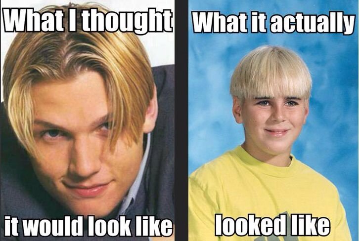 90s Haircuts. . What "it actual]!. There is only one king of 90s haircuts.