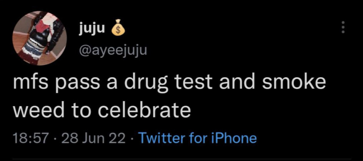 Accurate Bird ysis. .. My dad works in a coal mine and they will warn people about the ‘random’ drug and alcohol testing days in advance. People still get caught and fail.