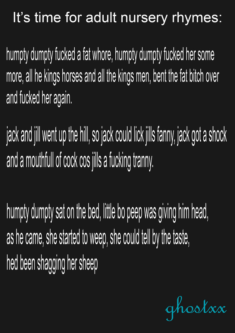 Nursery Rhymes For Adults