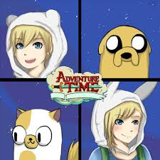 Adventure time in anime. Everything is better in anime... &quot;everything is better in anime&quot; no. no it isn't