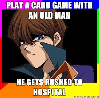 advice kaiba pt.3. please thumb up or down. not that hard. Flay A GAIN] MM! WITH . lull MAN HOSPITAL. abridged for the win!