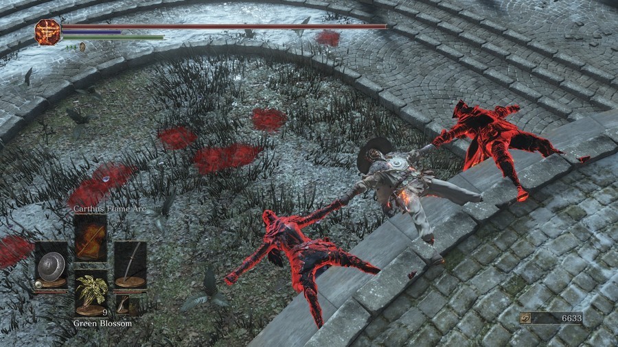 After a long day of dueling. (Dark Souls III). .. Me during a invasion, they were just laying there so i joined in