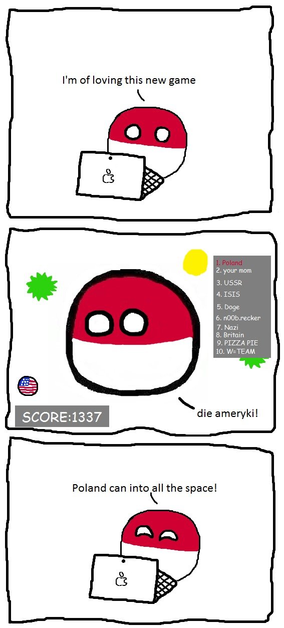 agar.io. i've been playing lots of agar.io and it struck an ok idea for a polandball comic. I' m of loving this new game 2. r' daligt iihiko 4. ISIS I Nazi it E