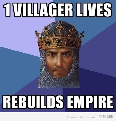 age of empires inspiration. credit to 9gag. llm! HHS EMPIRE. troops come in, kill only your town center and villagers, then leave rest of city intact lol you're now