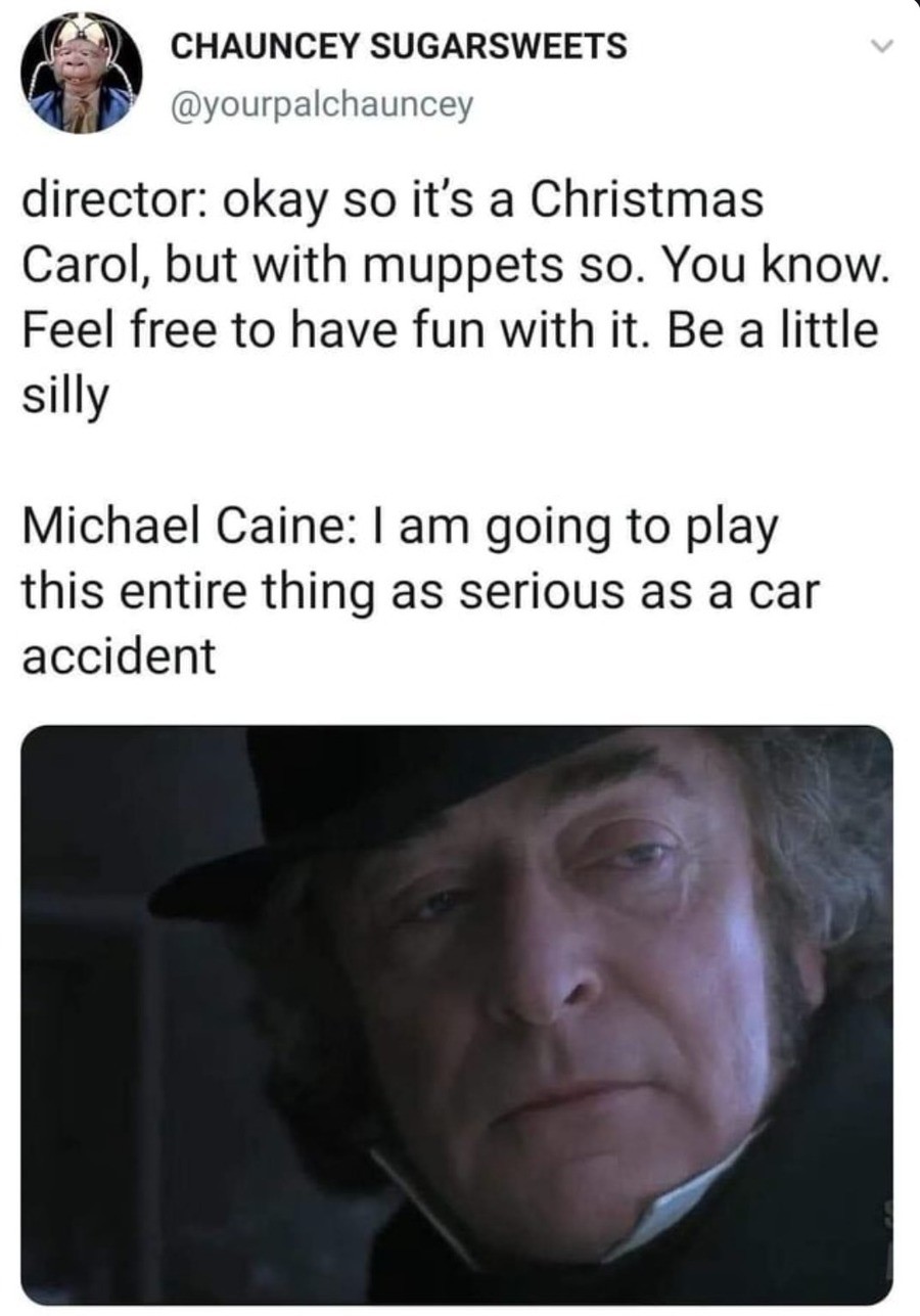 aggressive htingale. .. Caine himself stated he was going to play it as straight as if it were a Royal Shakespeare Company Performance. By doing it so seriously, it enhances everything