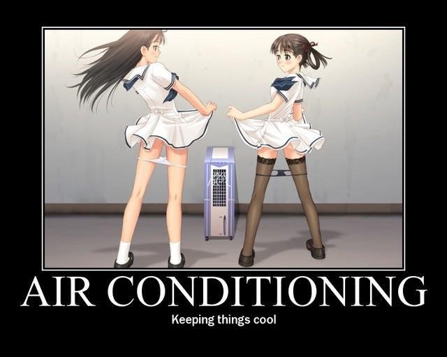 air conditioning. ;). Keeping things cool. yah the frication get them hot ..no pun intended