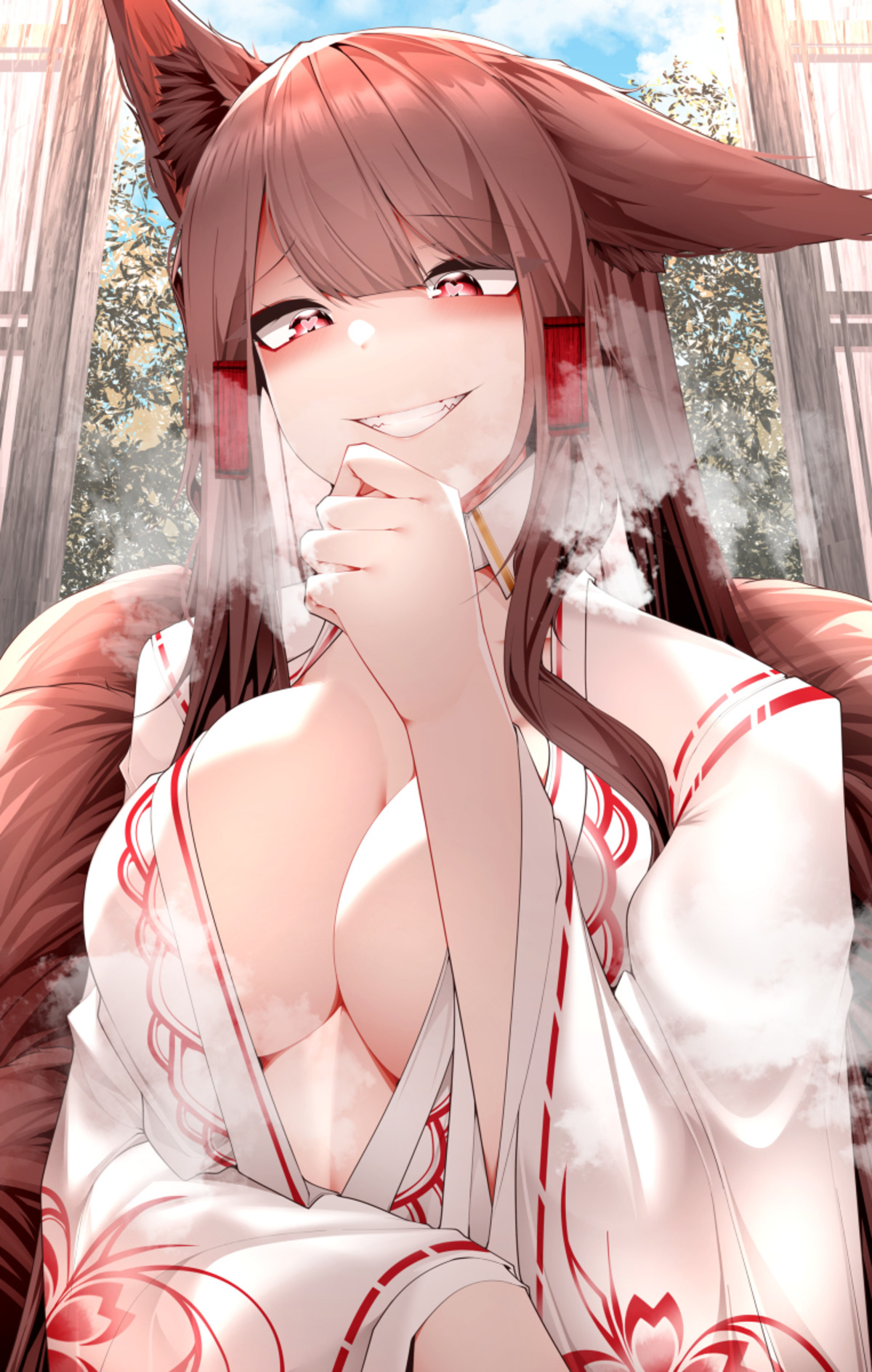 Akagi in heat. .. damn whoever drew this knows good titty anatomy me are caveman me respect big bitty for big titty