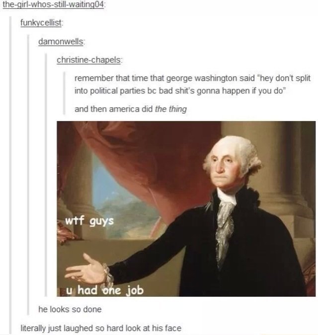 America did the thing. Funnyjunk loves tumblr, right? ....... right?. Christine's haggis: remember that time that merge washington said "hey dent split into pol