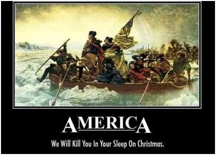 America. we kill ya. We Will Kill You In hut Sleep my Christmas,. Oh Hell Yes merry christmas (gunshots)