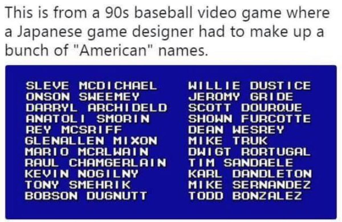 American Names. .. haha nice