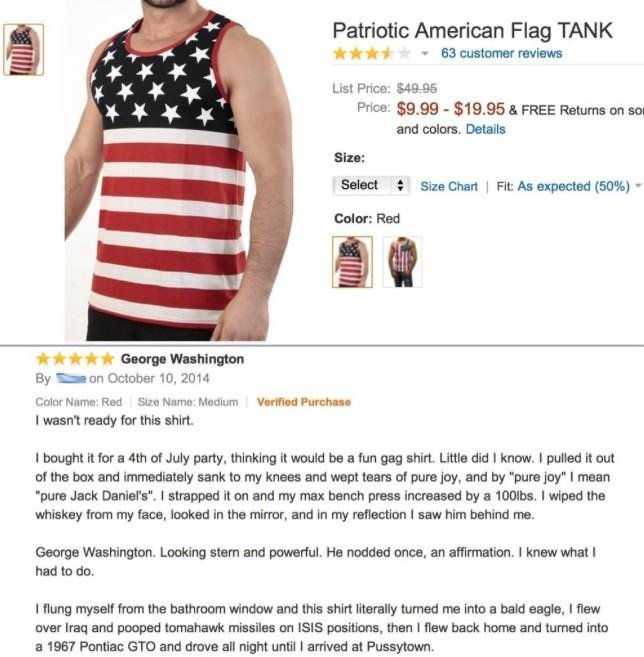 American Review. . Patriotic American Flag TANK bet Price. 549795 end eaten. Details Size: en-‘ rent t Eire the l Flt: _ if at -In may By Taem can October IO, 2