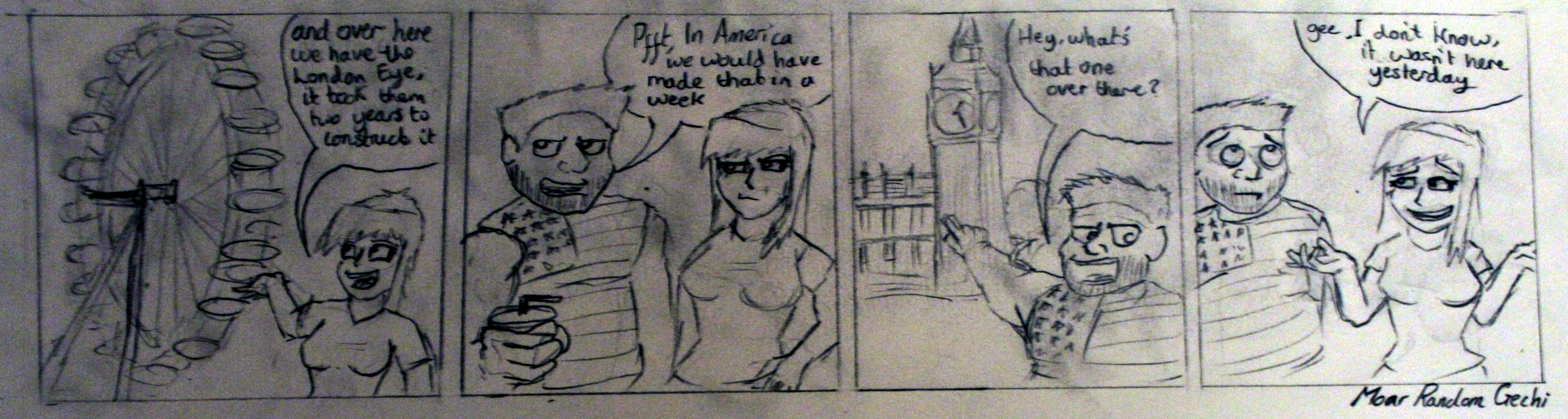 Americans in London. sorry about the quality guys, i don't have a tablet :/.. I really need to get myself a flag shirt.