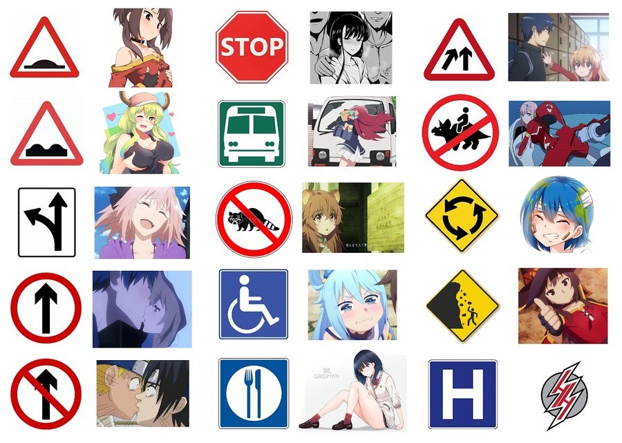 Anime signs