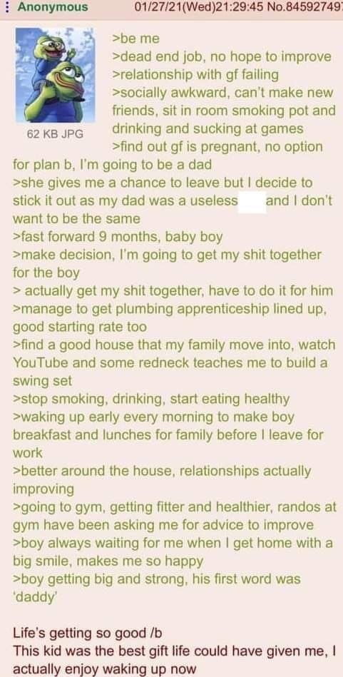 Anon becomes a Father. .. Based and Dad pilled. I hope to have kids one day.
