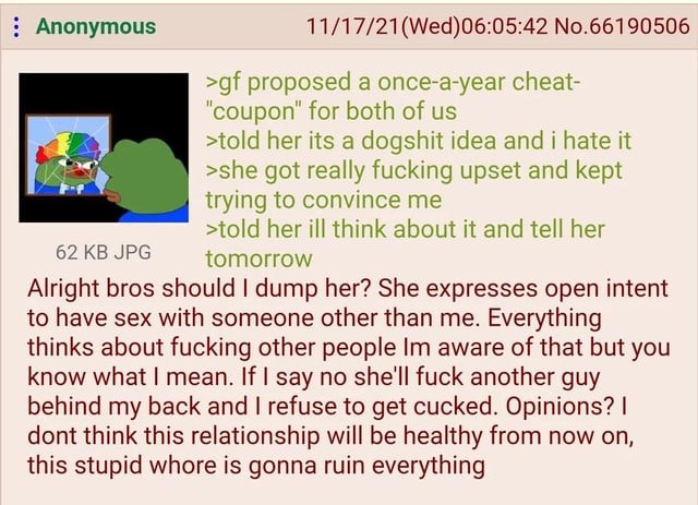 Anon had a Girlfriend. .. She's already cheated and is trying to cover it up or make excuses. Dump her lying ass.