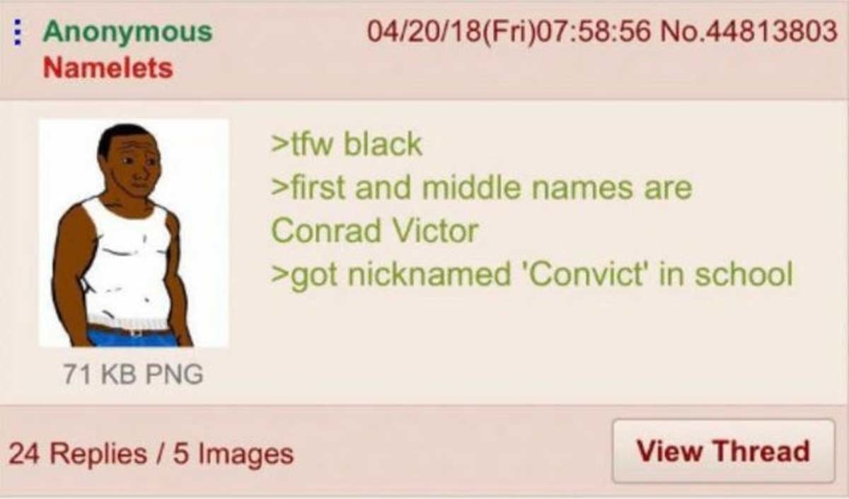 Anon is Black. .. I knew a guy who was half Vietnamese and half black. People called him &quot;vinegar.&quot;