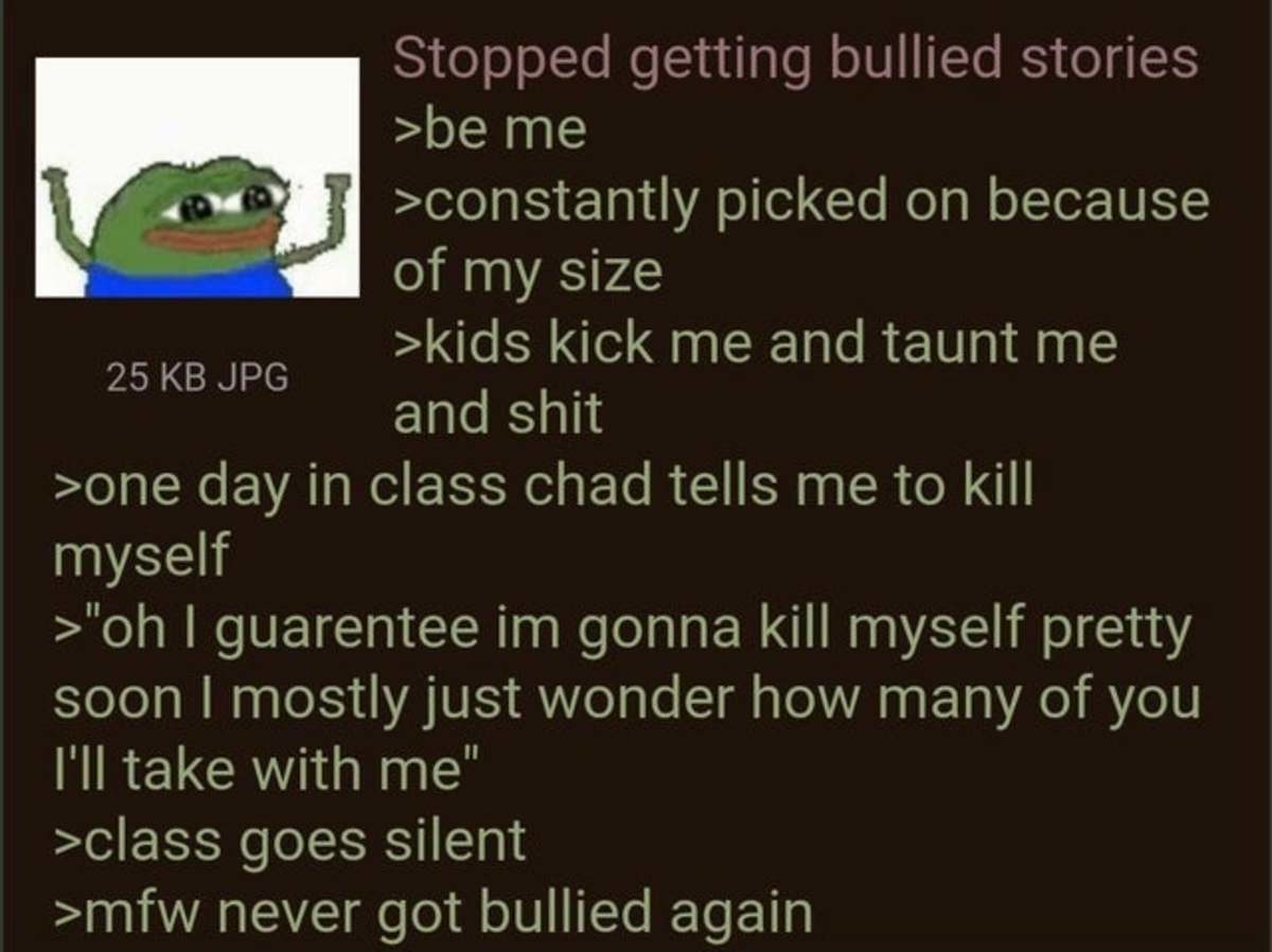 Anon is Bullied. .. and then everyone clapped.