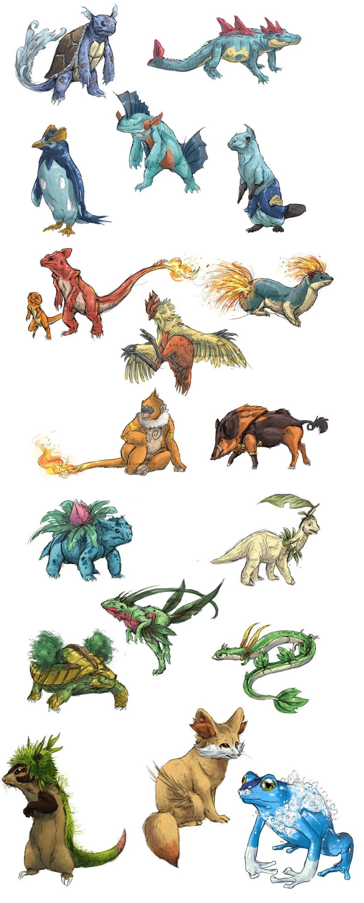 art. join list: ArtAttack (372 subs)Mention History.. I've always loved these pseudo-realistic depictions of pokemon