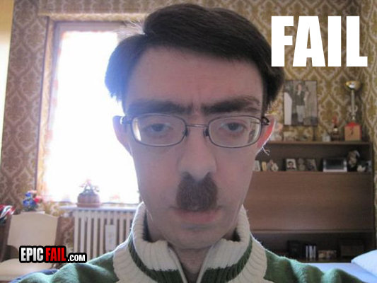 fail. .. its like....steve from blues clues and hitler had a love child