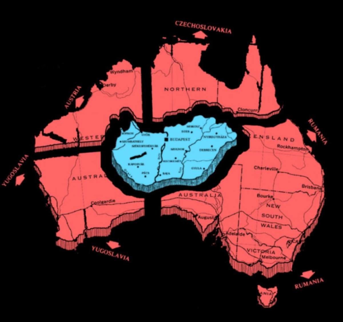 Breakup of Australia-Hungary. .. I enjoy how this is smart and stupid at the same time. 