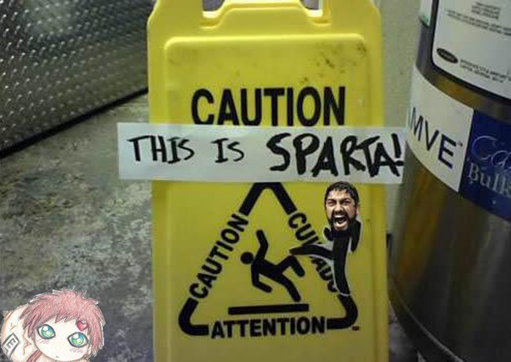 Caution! Sparta. i found this on teh interwebs&lt;br /&gt; check out my original content.