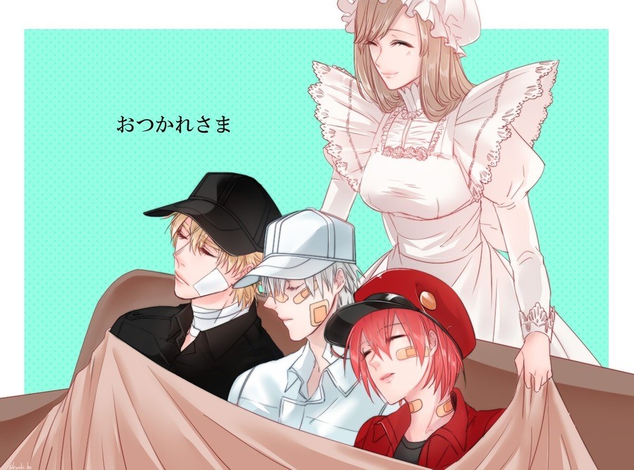 cells at work maids. join list: SplendidServants (569 subs)Mention History join list:. what's the one in the black outfit supposed to be? edit: On a hunch I looked up Killer T cell. A plushy of the black uniform guy was one of the first results. M