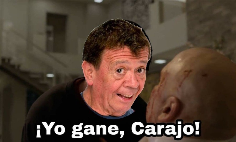Chabelo Wins/Gano!. For context, Chabelo is a famous Mexican Tv personality who has been memed for decades now because of how old he is and how long he has last
