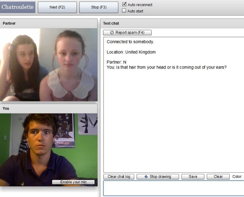 ChatRoulette strangeness