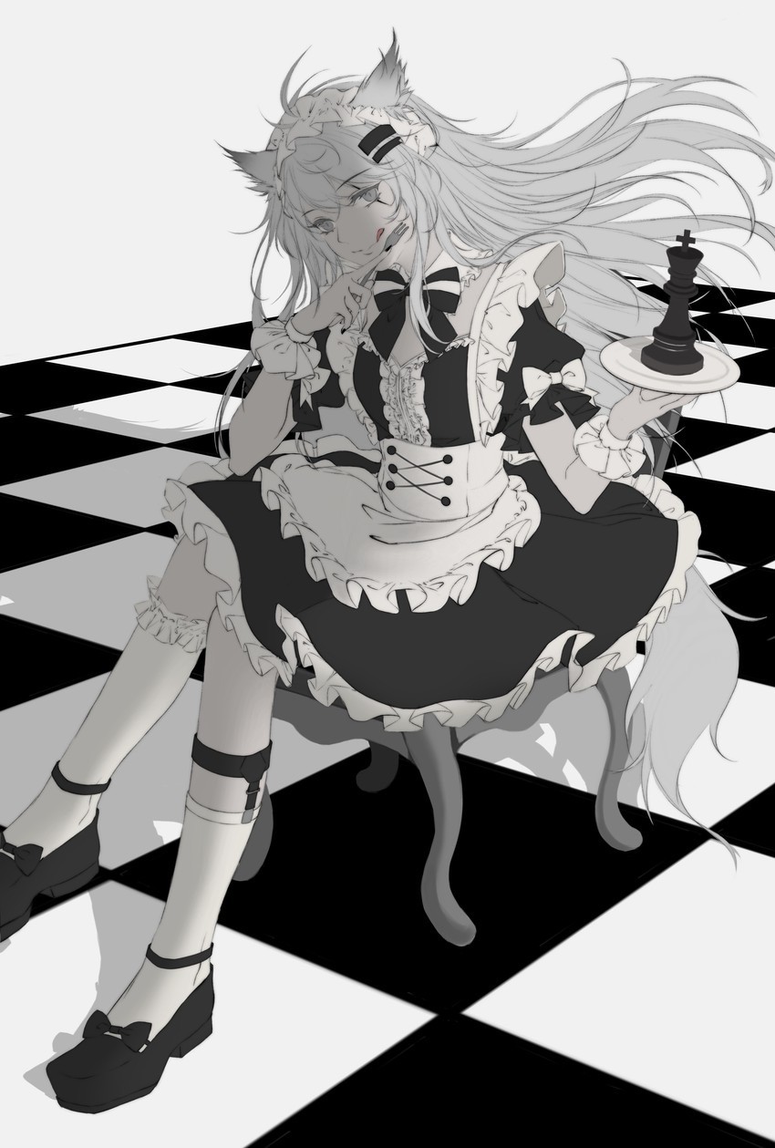 Chess Maid Lappy. join list: PsychoWolfLady (94 subs)Mention History.. tbh the shading looks kinda lazy but oh well