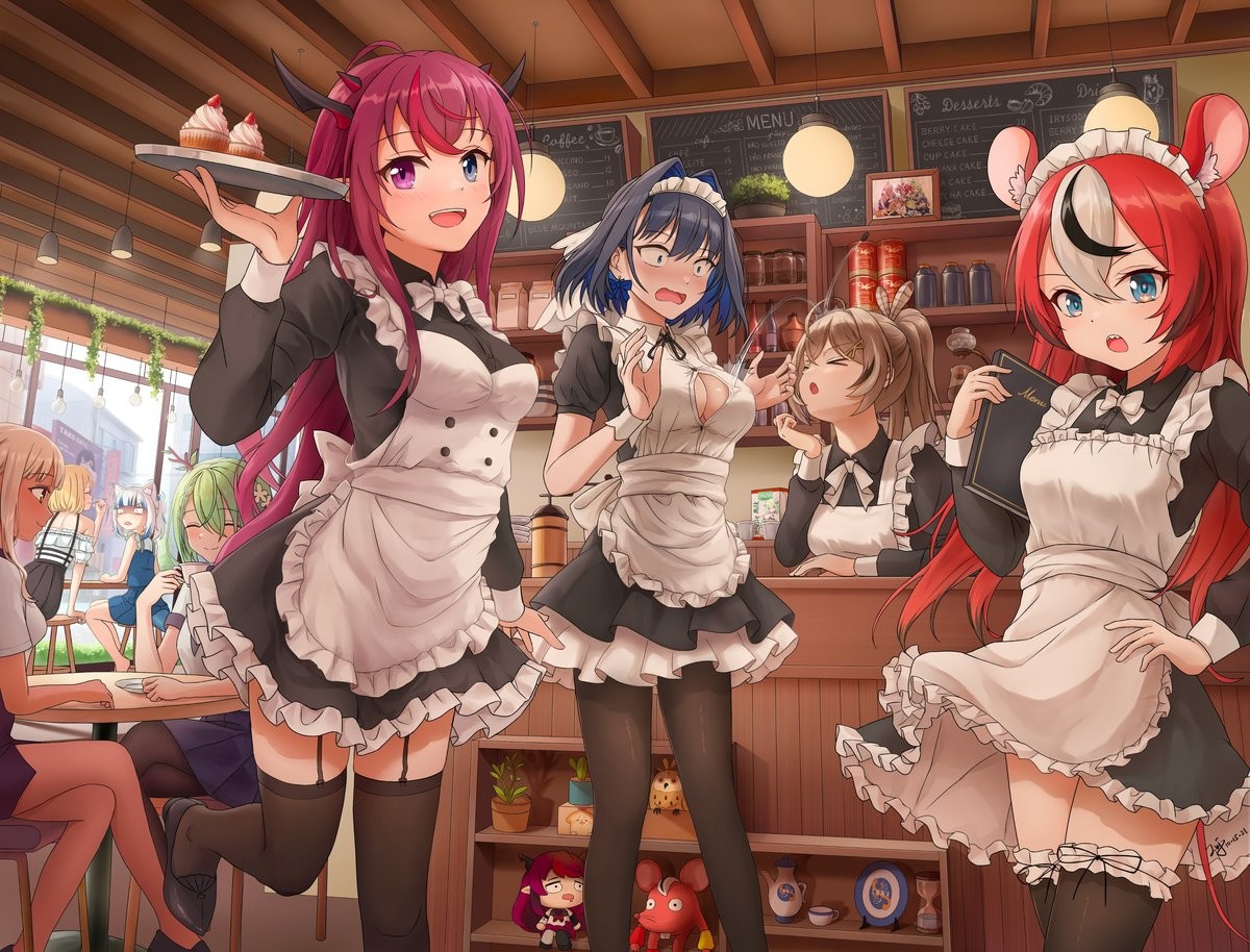 CouncilRys maid café. Sauce: .. DollrYs is thirsty af