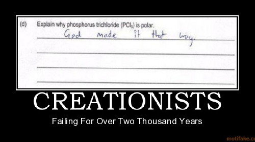 Creationist Fail. .. i love you imastrawberrypie post more of these plz :3