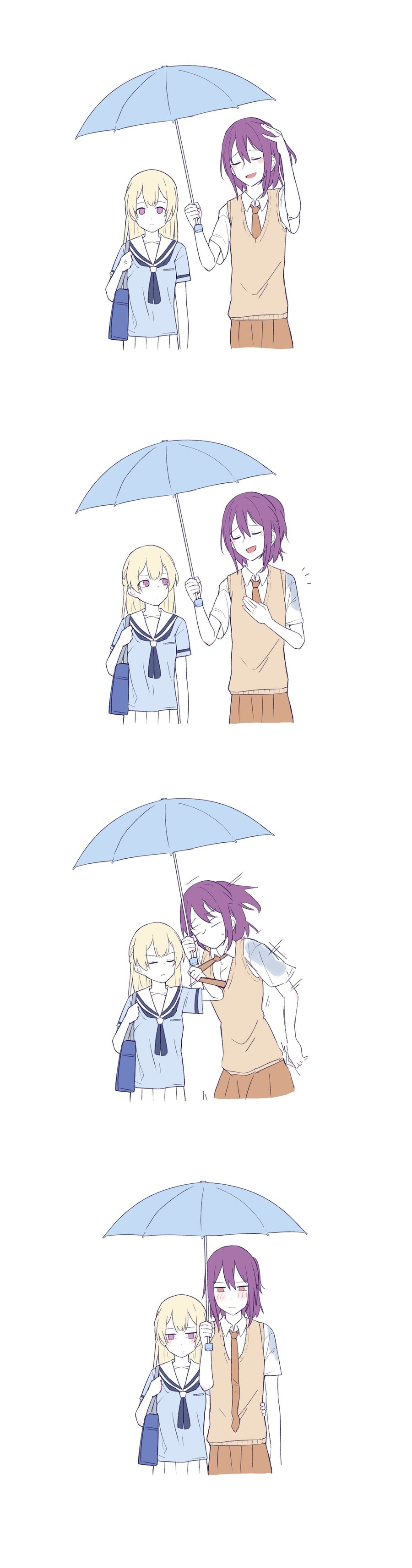 Daily BanG Dream #472. Artist's Pixiv: Girls are from BanG Dream join list: BanGDream (108 subs)Mention History &quot;雨 没带伞的千聖&quot; &quot;Rain Chisato without 