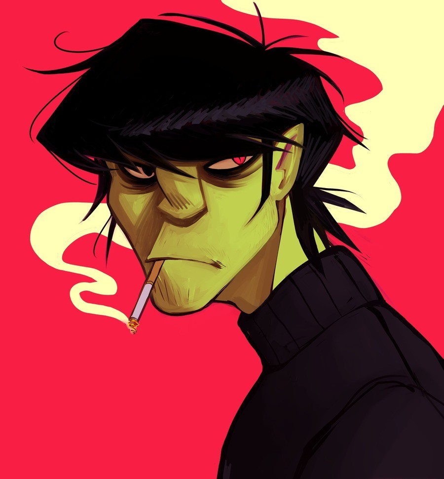 Gorillaz мердок арт