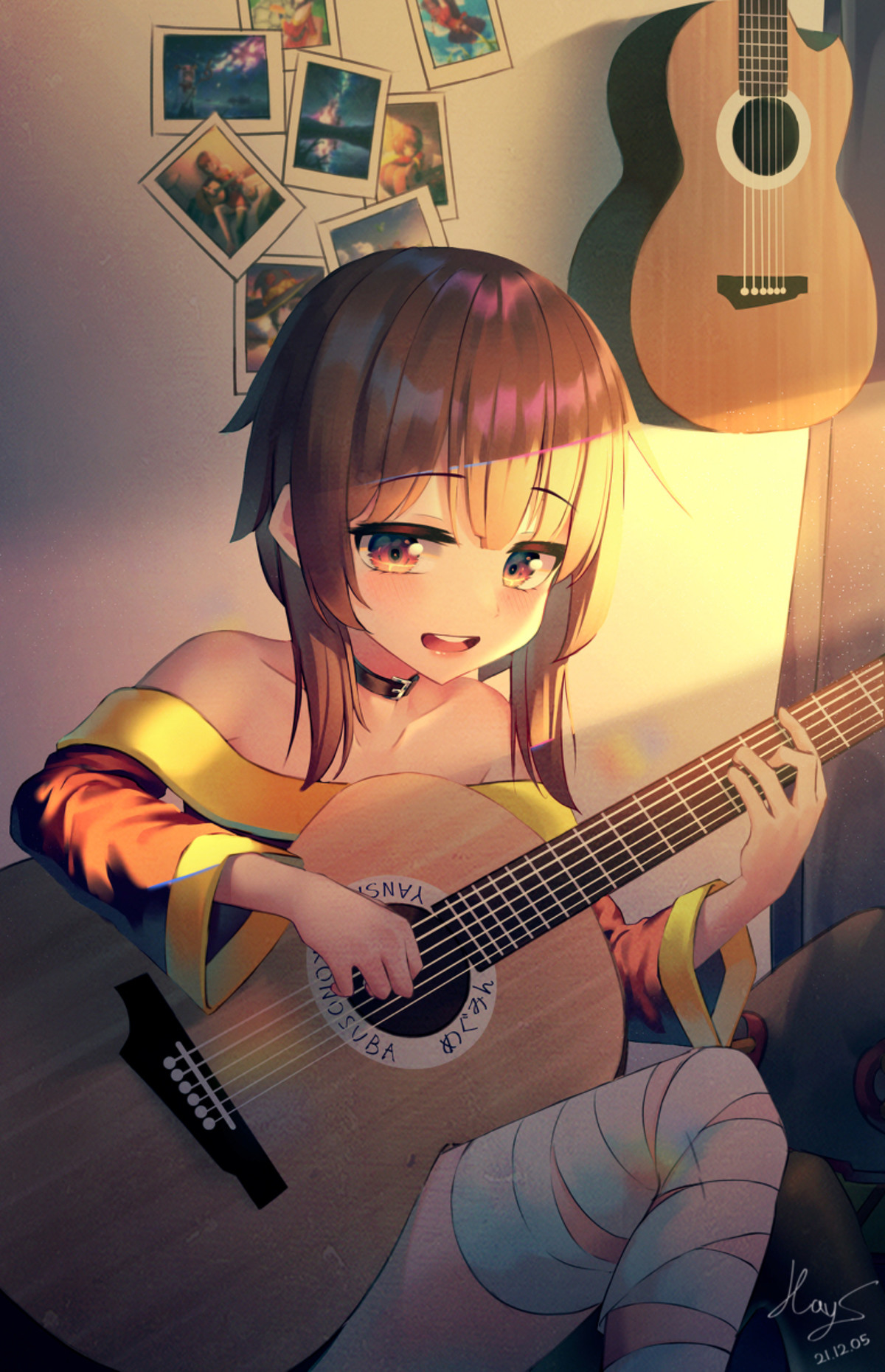 Daily Megu - 1013: Megu plays Wonderwall. join list: DailySplosion (826 subs)Mention History Source: .. She weighs the same as that guitar
