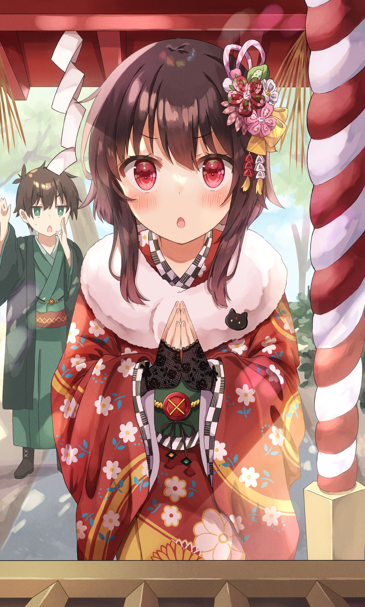 Daily Megu - 1054: Shrine Megu. join list: DailySplosion (824 subs)Mention History Source: .. praying for even more powerful explosion magic i'd assume
